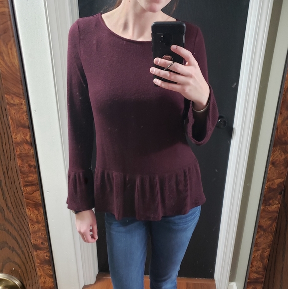 Elle Tops - Ruffle top